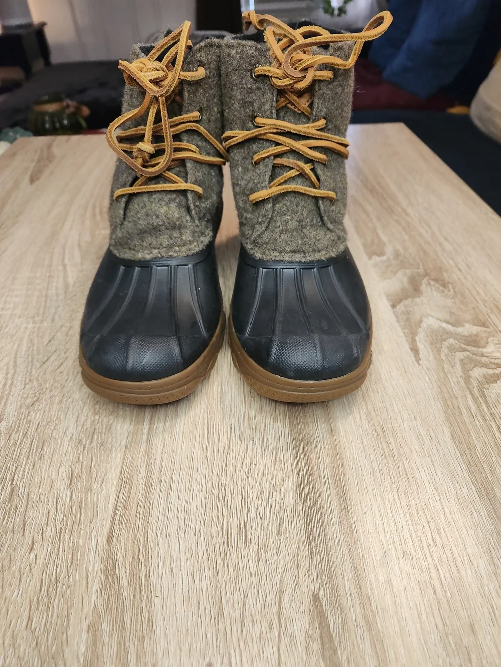 Sperry Saltwater Wedge Tide Wool Duck Boots
